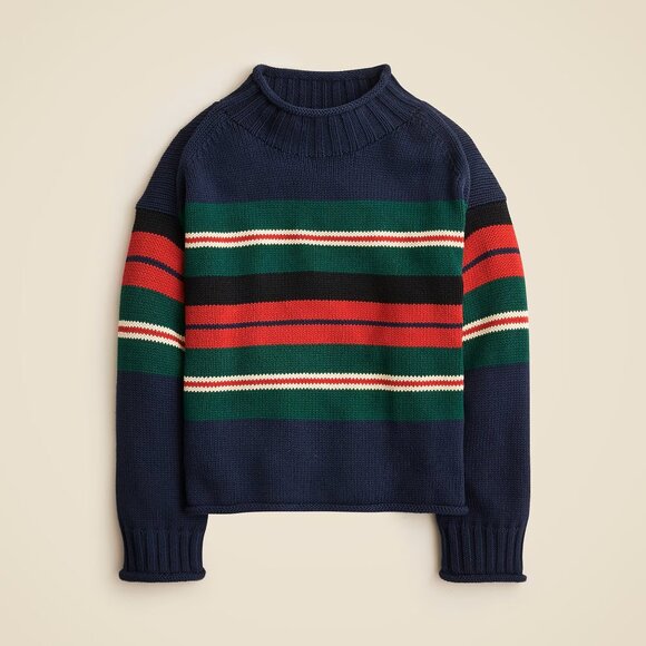 Jcrew 2025 Rollneck™ Sweater in Rugby Stripe - Picture 2 of 4